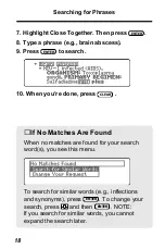 Preview for 19 page of Franklin IC-117 User Manual