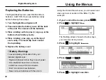 Preview for 8 page of Franklin IC-121 User Manual