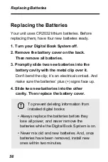 Preview for 57 page of Franklin IC-129 User Manual