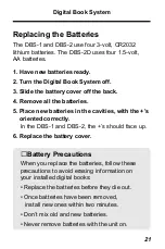 Preview for 22 page of Franklin IC-132 User Manual