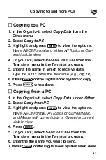 Preview for 54 page of Franklin IC-142 User Manual