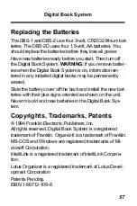 Preview for 58 page of Franklin IC-142 User Manual