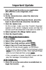 Preview for 71 page of Franklin IC-142 User Manual