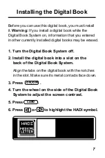 Предварительный просмотр 8 страницы Franklin IC-145 User Manual