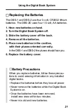 Preview for 22 page of Franklin IC-147 User Manual