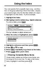 Preview for 13 page of Franklin IC-166 User Manual