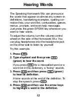 Preview for 13 page of Franklin KID-240 Speaking Homework Wiz User Manual