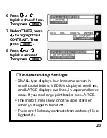 Предварительный просмотр 23 страницы Franklin KJ-31 User Manual