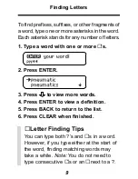 Preview for 10 page of Franklin LANGUAGE MASTER DMQ-210 User Manual