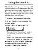 Preview for 12 page of Franklin LANGUAGE MASTER DMQ-210 User Manual