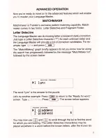 Preview for 8 page of Franklin Language Master LM-2015 User Manual