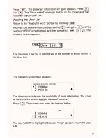 Preview for 18 page of Franklin Language Master LM-2015 User Manual