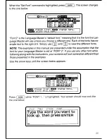 Preview for 27 page of Franklin Language Master LM-6000 User Manual