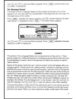 Preview for 29 page of Franklin Language Master LM-6000 User Manual