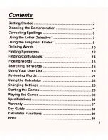 Preview for 2 page of Franklin LM-2200 User Manual