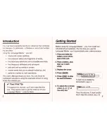 Preview for 3 page of Franklin LM-2200 User Manual