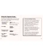 Preview for 6 page of Franklin LM-2200 User Manual