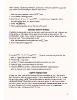 Preview for 8 page of Franklin LM-300 User Manual