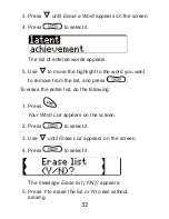 Preview for 33 page of Franklin LWB-216 User Manual