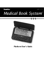 Предварительный просмотр 1 страницы Franklin Medical Book System MBS-1770 User Manual