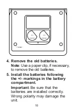 Preview for 10 page of Franklin MWD-1490 User Manual