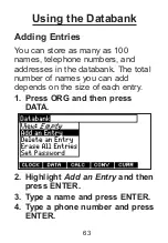 Preview for 63 page of Franklin MWD-1490 User Manual