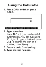 Preview for 68 page of Franklin MWD-1490 User Manual