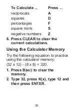 Preview for 38 page of Franklin MWD-480 User Manual