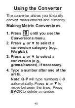 Preview for 40 page of Franklin MWD-480 User Manual