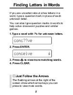 Preview for 6 page of Franklin Next Century QC-10 User Manual