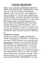 Preview for 2 page of Franklin PGM-520 User Manual