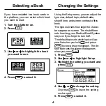 Preview for 8 page of Franklin Poccket PDR PDR-3039 User Manual