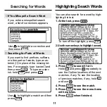 Preview for 13 page of Franklin Poccket PDR PDR-3039 User Manual