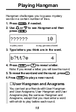 Preview for 16 page of Franklin Pocket SpellBound SCQ-106 User Manual