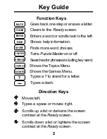 Предварительный просмотр 3 страницы Franklin Puzzle Master CWM-106 User Manual