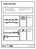 Предварительный просмотр 3 страницы Franklin QUIKSET PICKLEBALL PRO Assembly Instructions