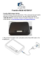 Preview for 1 page of Franklin R850 Setup