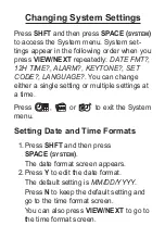 Preview for 7 page of Franklin Rolodex E-Z File RK-8201 User Manual