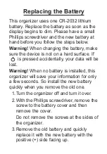 Preview for 29 page of Franklin Rolodex E-Z File RK-8201 User Manual