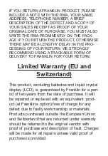 Preview for 36 page of Franklin Rolodex E-Z File RK-8201 User Manual