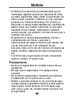 Preview for 5 page of Franklin Rolodex RF-128b (Spanish) Guía Del Usuario