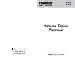 Preview for 1 page of Franklin Rolodex RF-8120 (Spanish) Guía Del Usuario