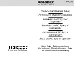 Franklin Rolodex RFPC-04 (German) Benutzerhandbuch preview