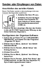 Предварительный просмотр 4 страницы Franklin Rolodex RFPC-04 (German) Benutzerhandbuch