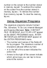 Preview for 20 page of Franklin Rolodex RT-8212 User Manual