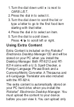 Preview for 27 page of Franklin Rolodex RT-8212 User Manual