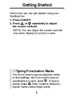 Preview for 4 page of Franklin SA-95 User Manual