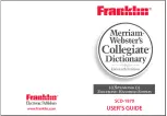 Preview for 78 page of Franklin SCD-1870 User Manual