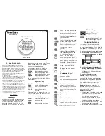 Franklin SCD-1890 User Manual preview