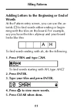 Preview for 12 page of Franklin SCRABBLE MASTER SCM-106 User Manual